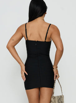 Jayana Bandage Minikleid Schwarz
