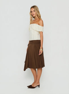 Colettie Kurzarmtop Creme