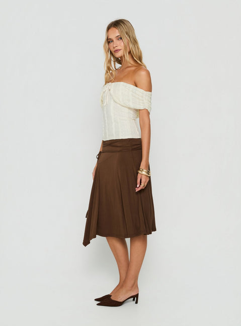 Colettie Kurzarmtop Creme