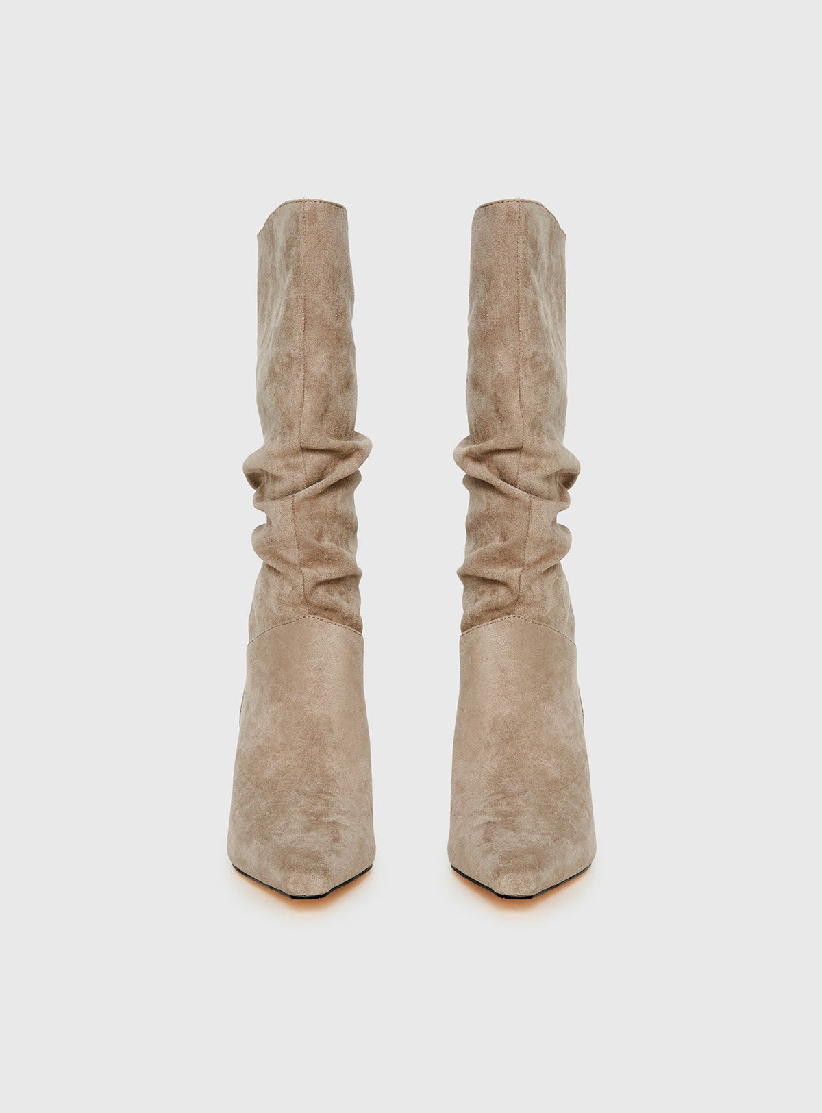Such A Charmer Overknee-Stiefel aus Wildlederimitat Taupe