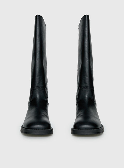 Madisson Kniehohe Stiefel Schwarz