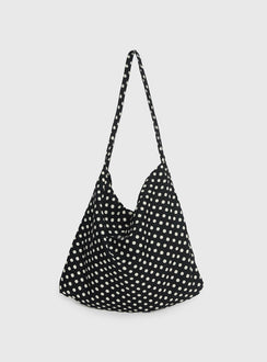 Tempting Tragetasche Schwarz Polka