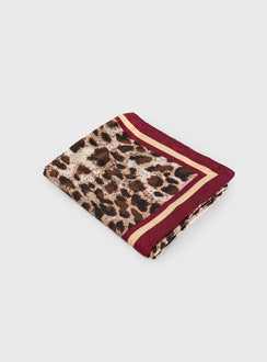 Cooles Mädchen-Halstuch Leopard