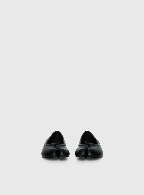 Therapy Harajuku Split Toe Ballet Flats Black