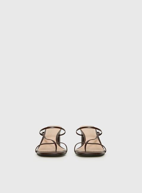 The Becka Heels Schokobraun