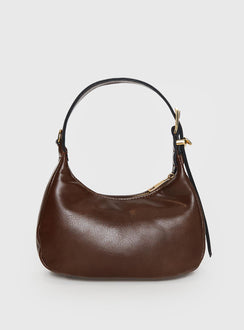 Gigi Schultertasche Schokobraun
