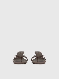 Avedon Heels Schokobraun
