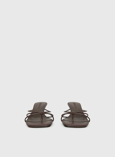 Avedon Heels Schokobraun