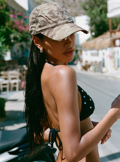 Jenner Triangle Studded Bikinioberteil Schwarz