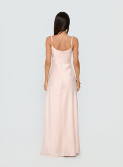 Powell Maxikleid Hellrosa
