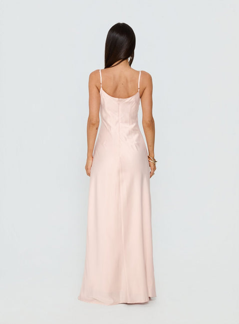 Powell Maxikleid Hellrosa