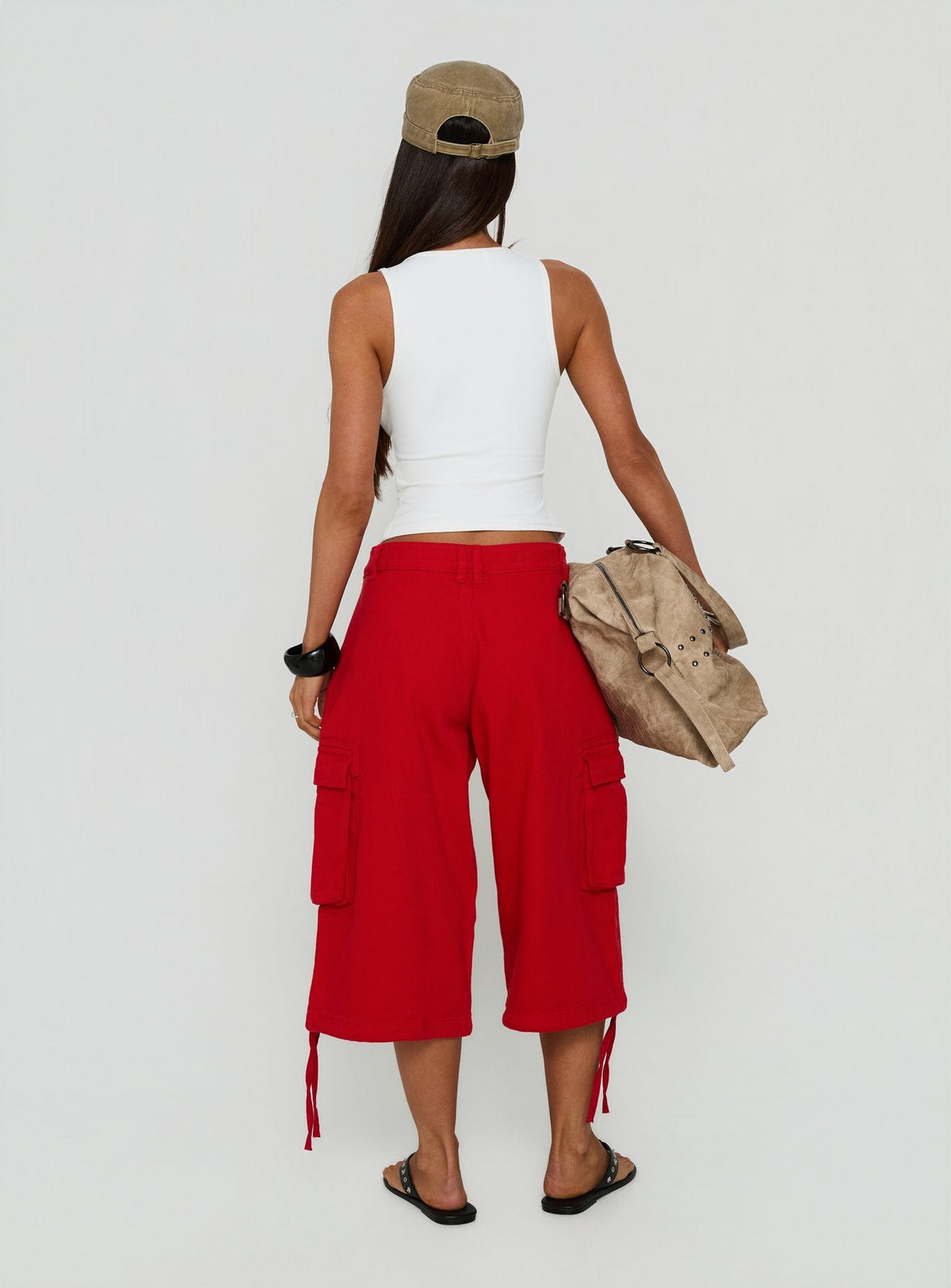 Hudsen Longline Cargo-Shorts Rot
