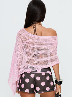 Boni Strick-Poncho Zartrosa