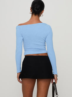 back view of model wearing Princess Polly Can't Sleep Skort Black Petite High Waisted Shorts High Waisted Shorts High Waisted Shorts 