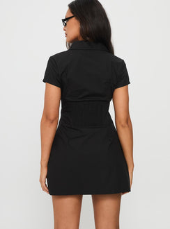 Motley Minikleid Schwarz