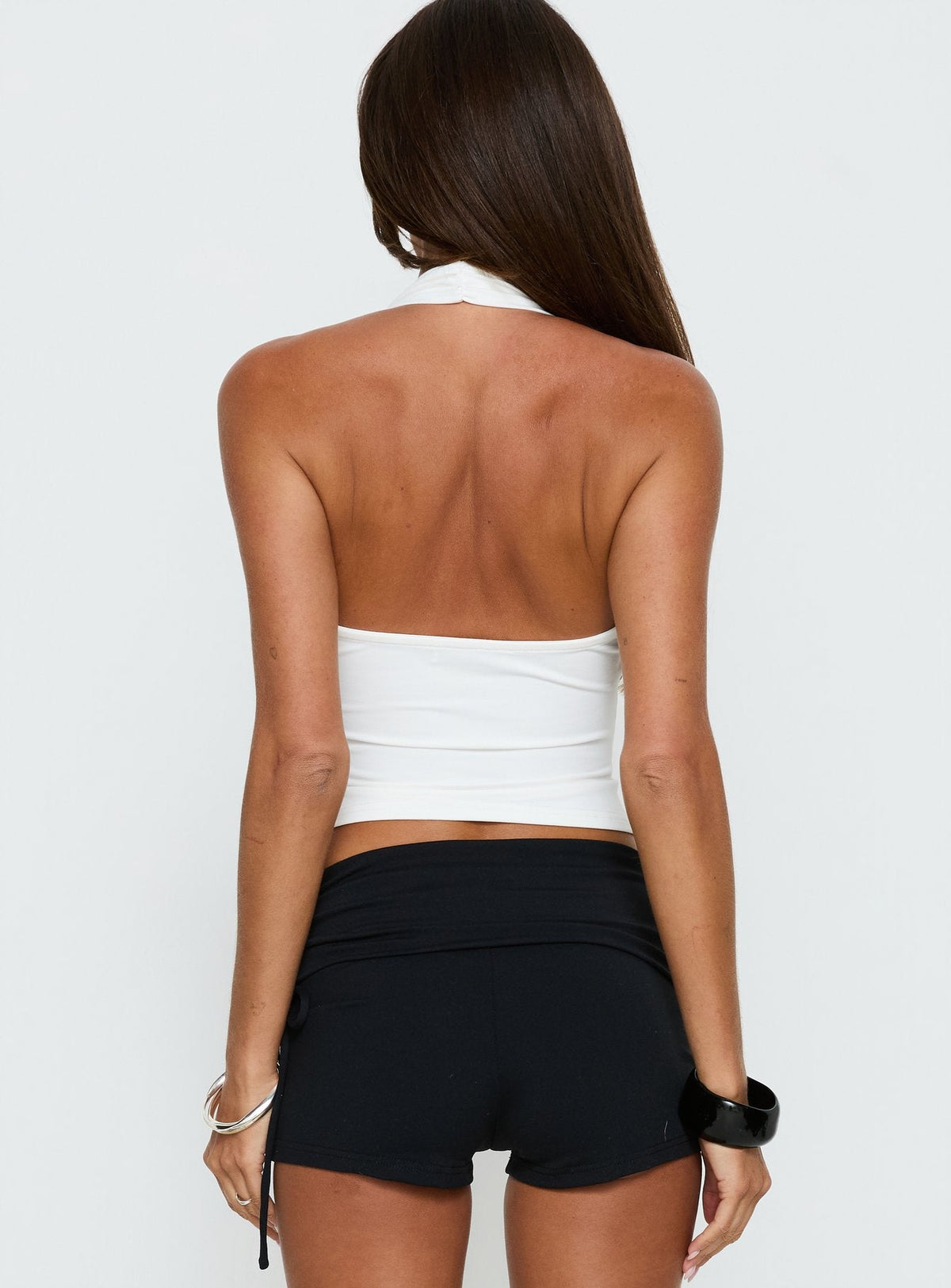 Daily Define definierendes Neckholder-Top in Weiß