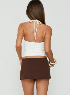 Daily Define Micro Skort Braun