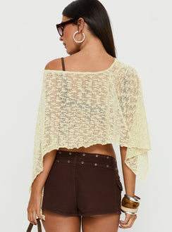 Nelida Sheer Poncho Grün