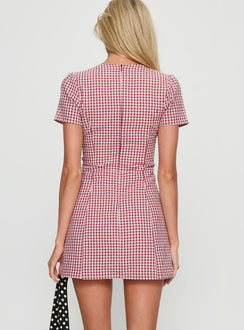 Jumpsuit Loveliness Rot Kariert