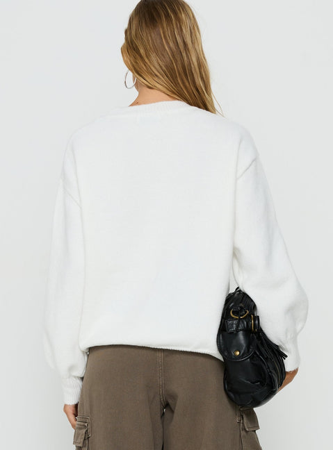 Ryanna Jumper White