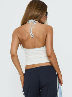 Zarelle mit Motivprint Neckholder-Top Multi