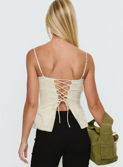 Hildy Neckholder Top Butter