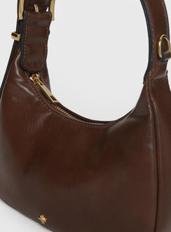 Gigi Schultertasche Schokobraun