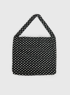 Tempting Tragetasche Schwarz Polka