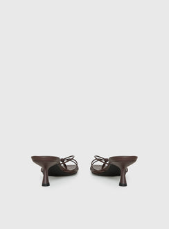 Avedon Heels Schokobraun