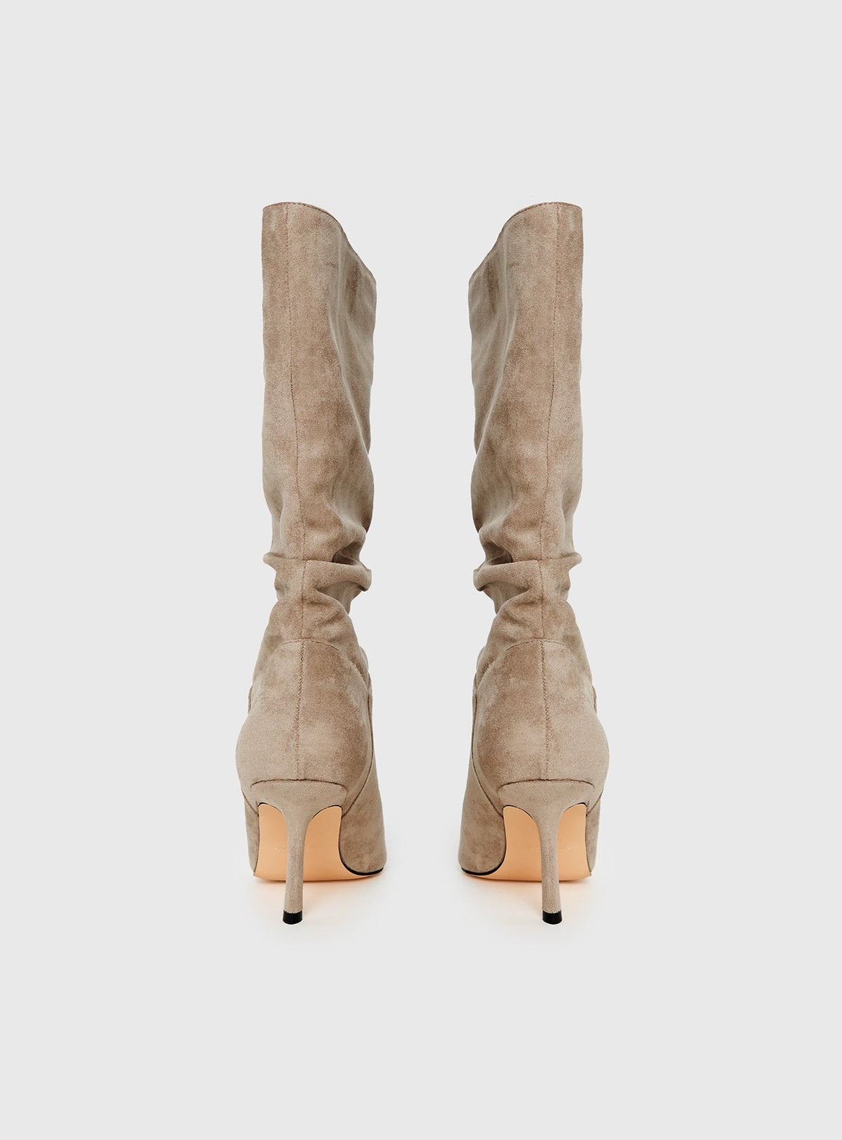Such A Charmer Overknee-Stiefel aus Wildlederimitat Taupe