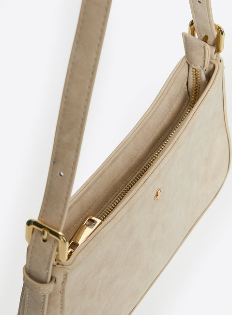 Peta & Jain Lilu Bag Cream Faux Suede