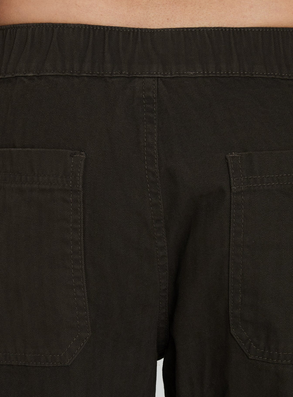 Selective Memory Low-Rise Wide-Leg Cargohose Dunkelanthrazit