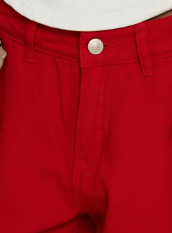 Hudsen Longline Cargo-Shorts Rot