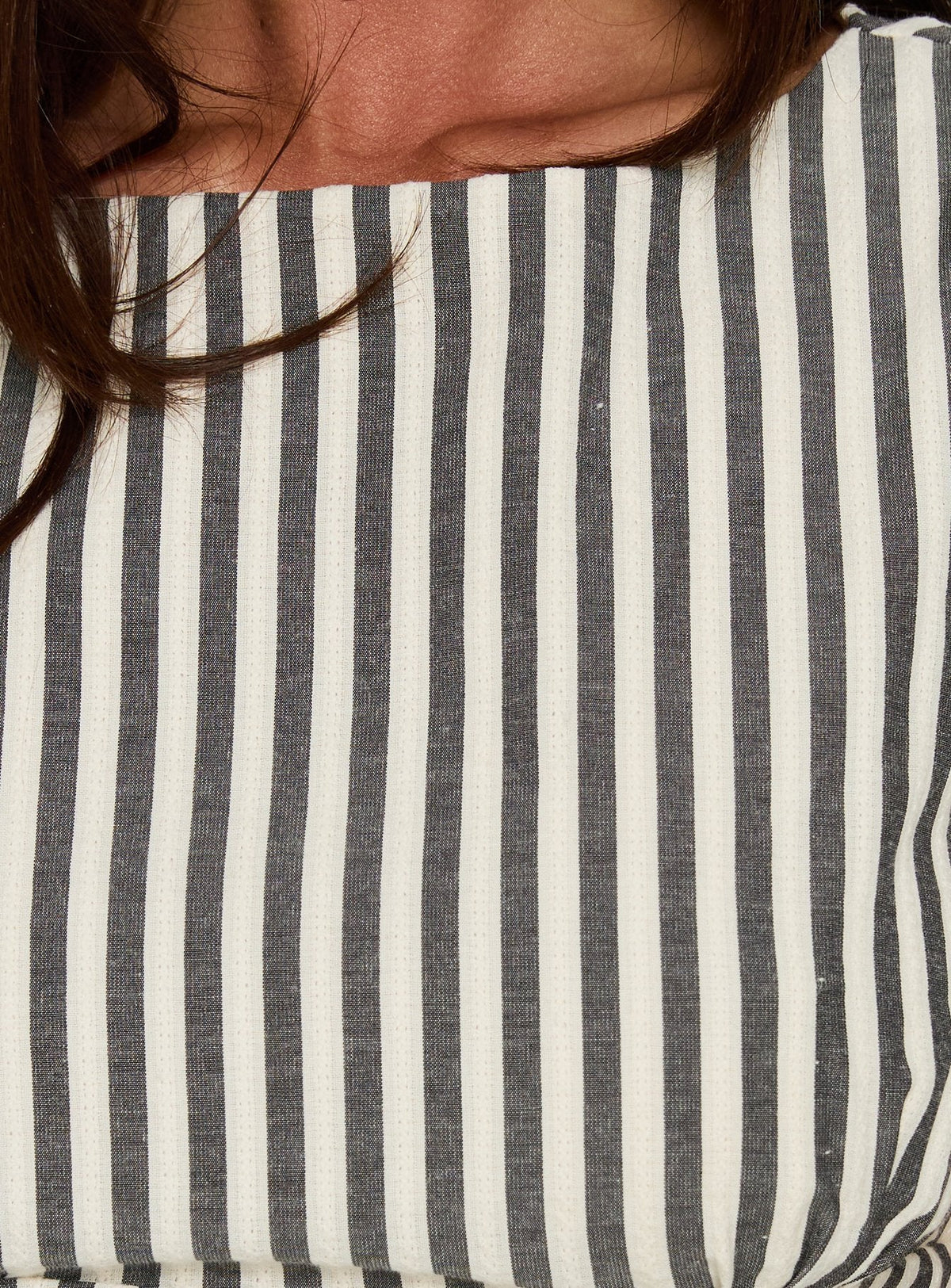 Gracea Romper mit geraffter Taille und Streifen