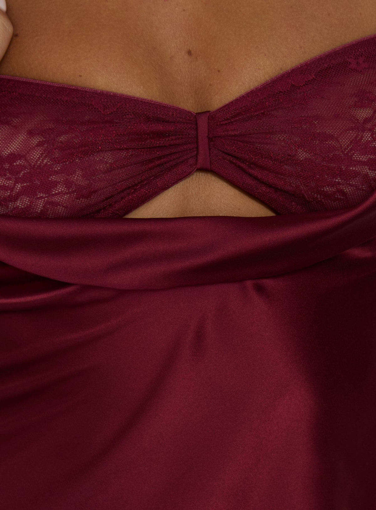 Delilah Top Bordeauxrote