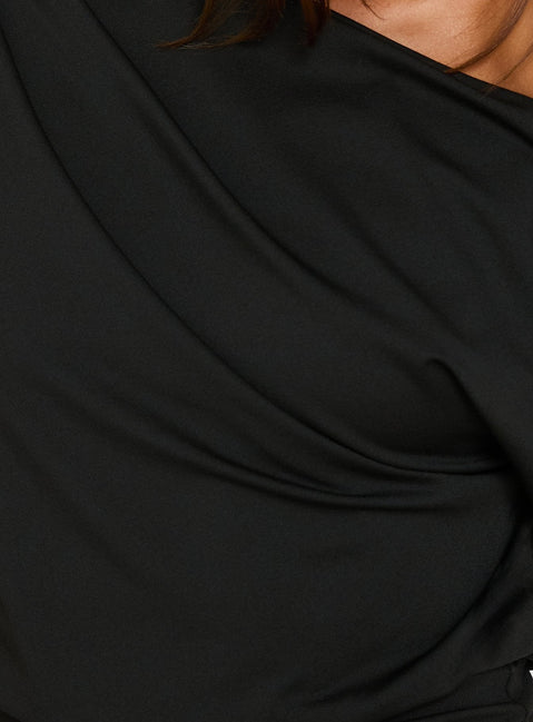 Hadlia Carmen-Top Schwarz