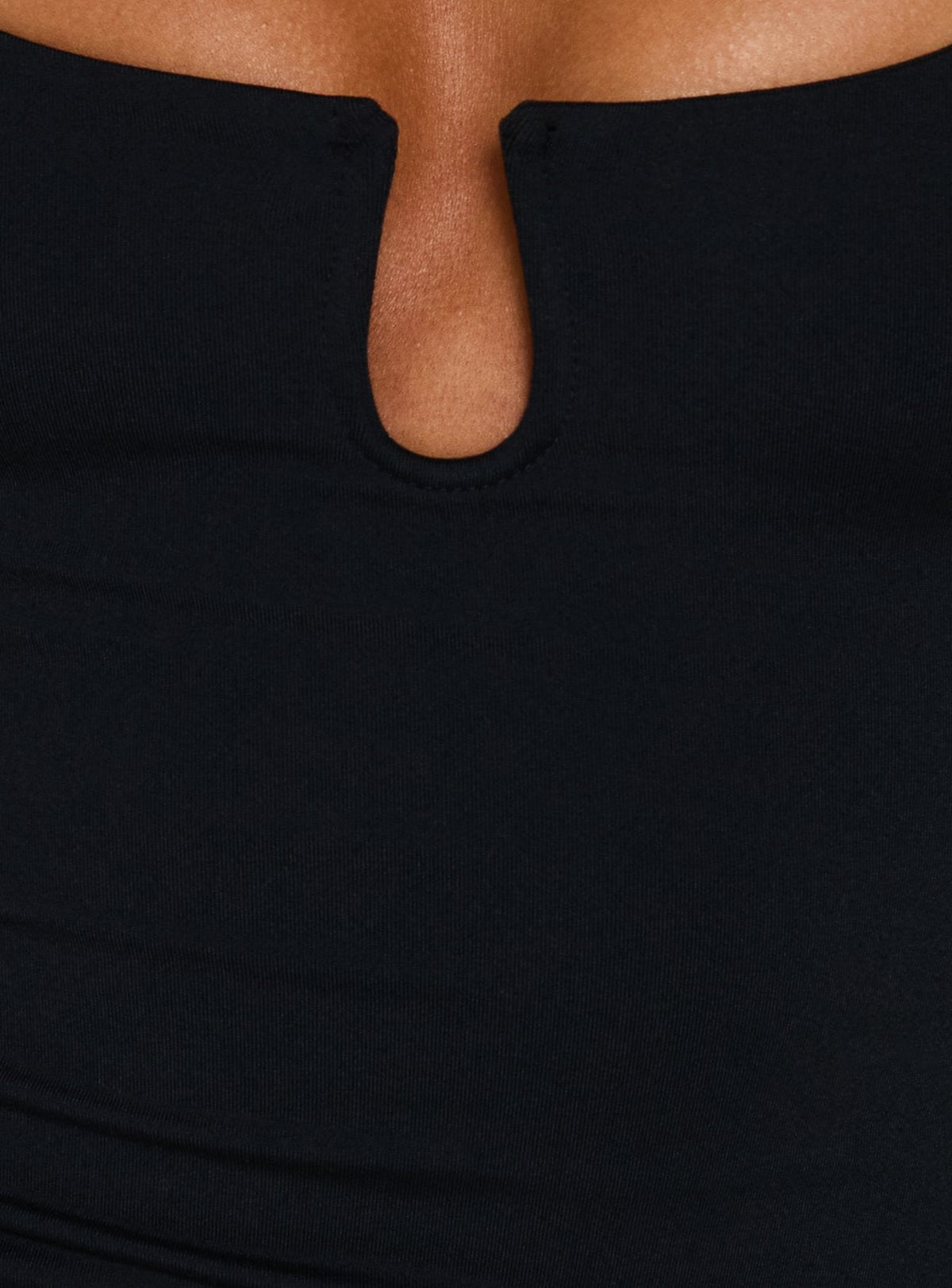 Daily Define Keyhole-Weste mit Kordelzug Schwarz