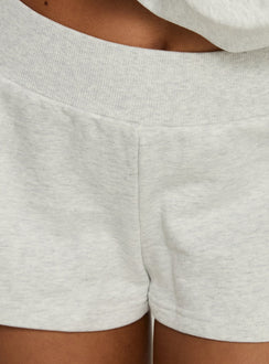 Daybreak Rib-Taillen-Shorts Schneemelange