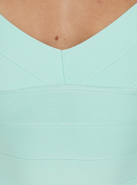 Sefina Bandage Neckholder Top Aqua