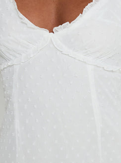 Angel Antics Neckholder-Minikleid Weiß