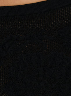 Discover the Roziana Crochet Mini Skirt Black in womens-skirts with mini length product Princess Polly