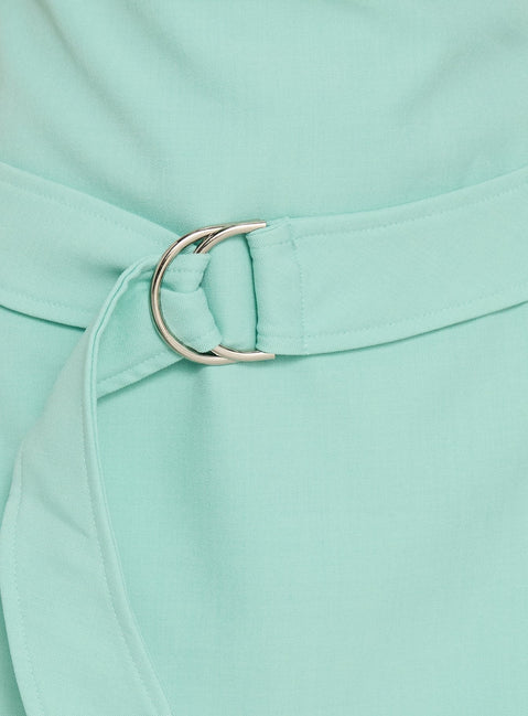 Luena Neckholder-Minikleid mit Gürtel Mint