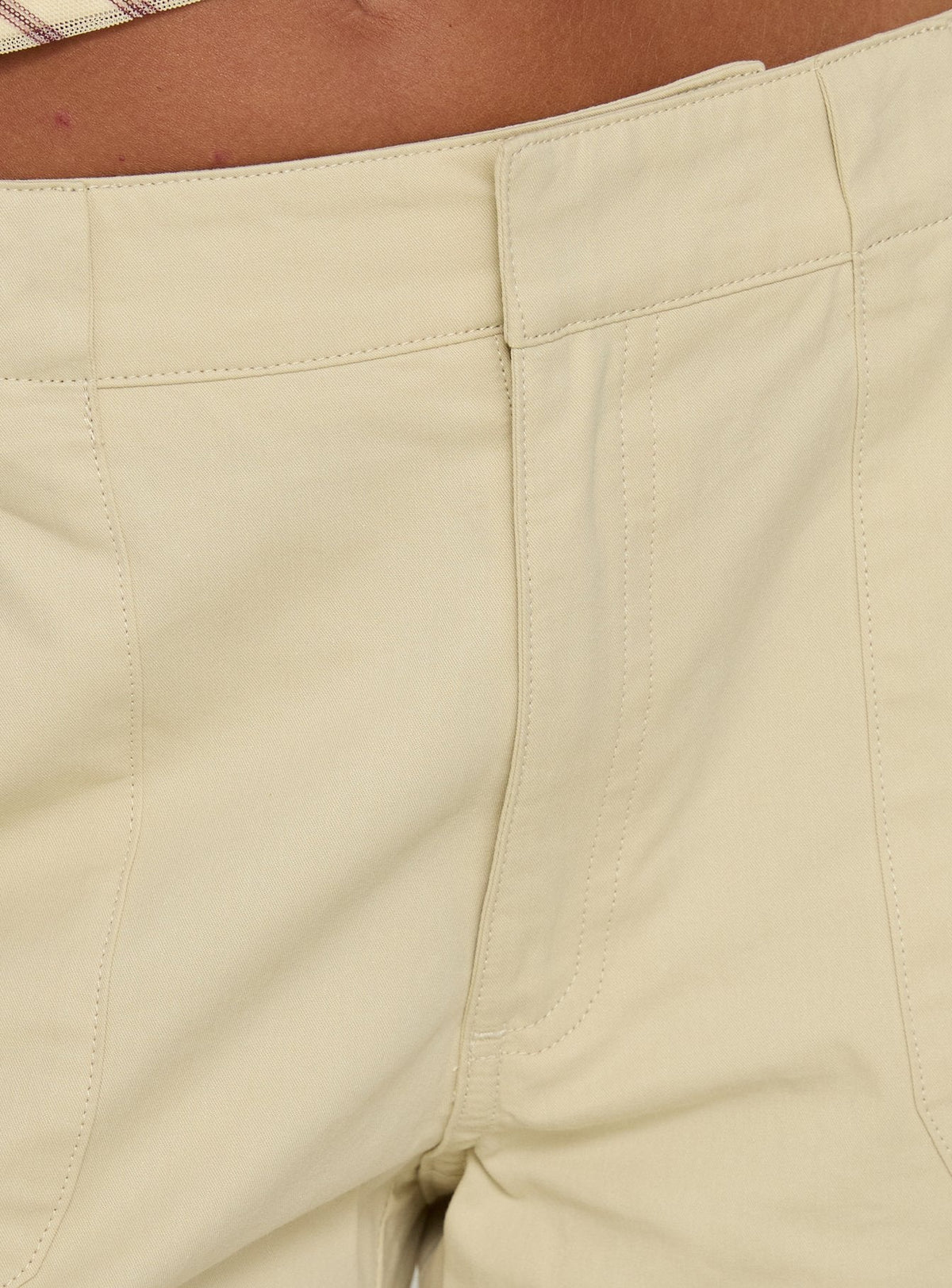 product Princess Polly Indee Cropped Cargo Pants Beige Mid Rise Pants Pants 