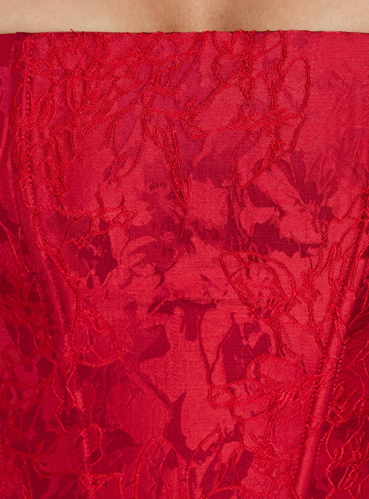 Ameliaa Trägerloses Korsett-Oberteil Rot