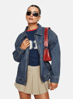 Goldsmith Jeans-Bomberjacke Mittlere Waschung