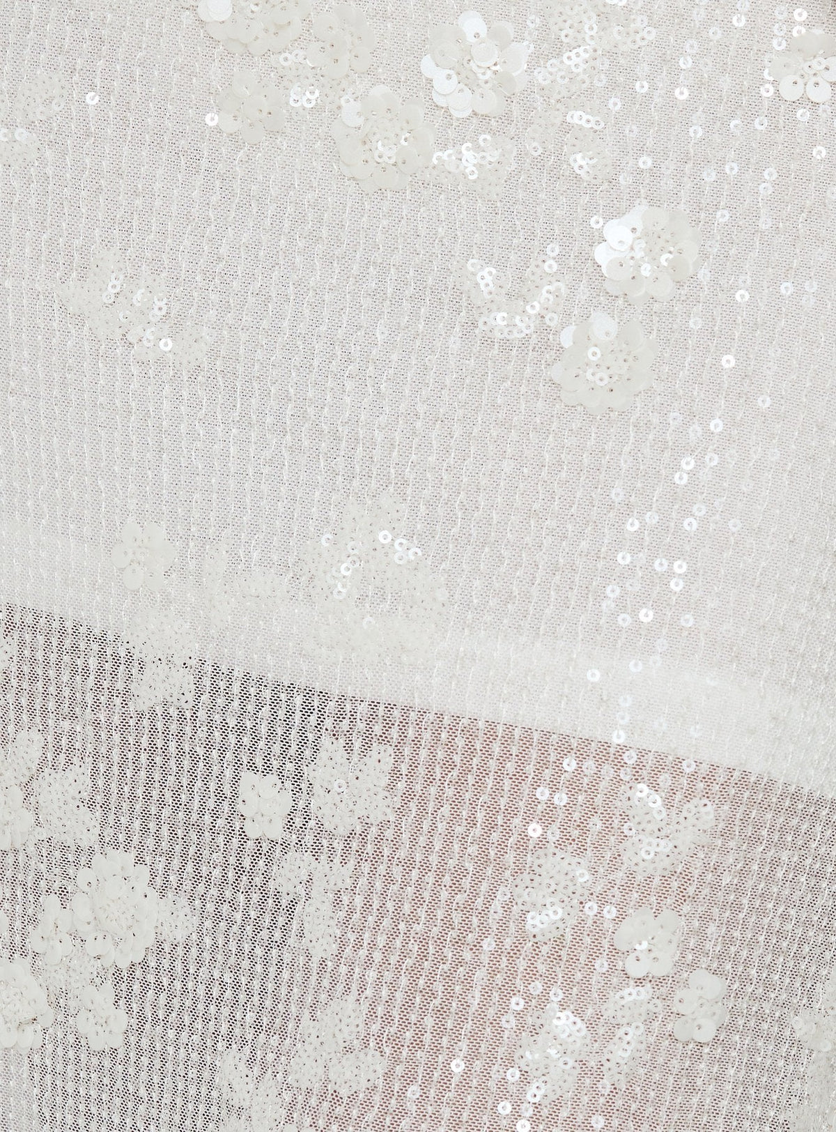 Heart Stealer Sheer Sequin Midi Skirt in White highlighting fitted a-line details and frayed hem Princess Polly