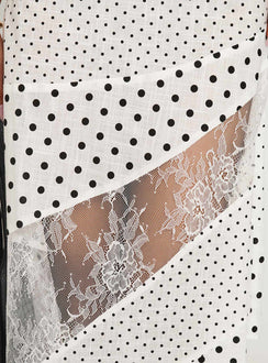 product Princess Polly Rennar Maxi Skirt White / Polka Dot Midi Skirts 