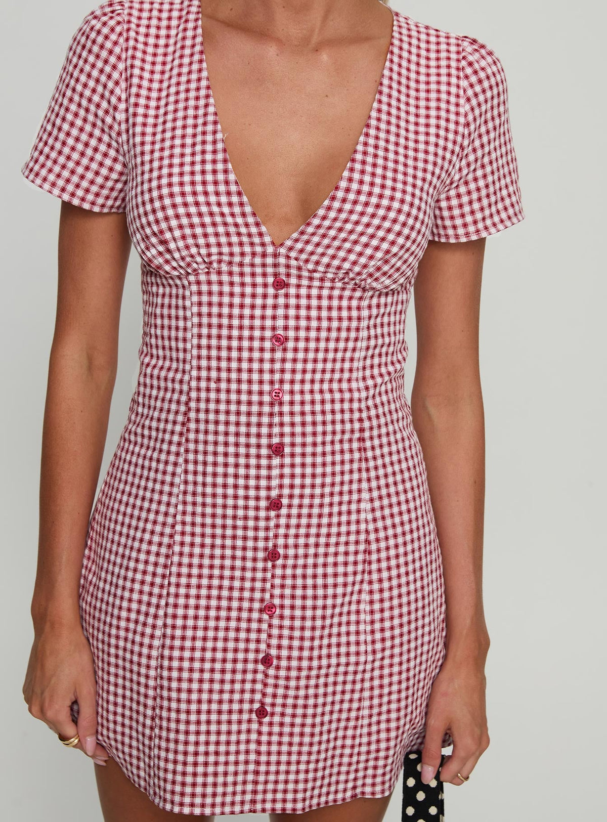 Jumpsuit Loveliness Rot Kariert