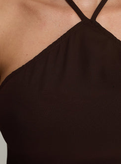 Kylianne Arrowneck Strampler Schokobraun