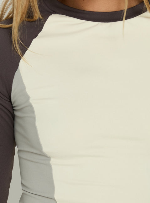 Daily Define 3/4-Arm Raglan-Shirt Multi